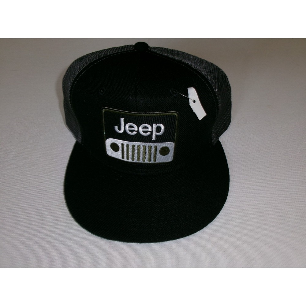 JEEP GRILL SNAPBACK BEACH GOLF Y2K 00S HAT CAP VINTAGE R3